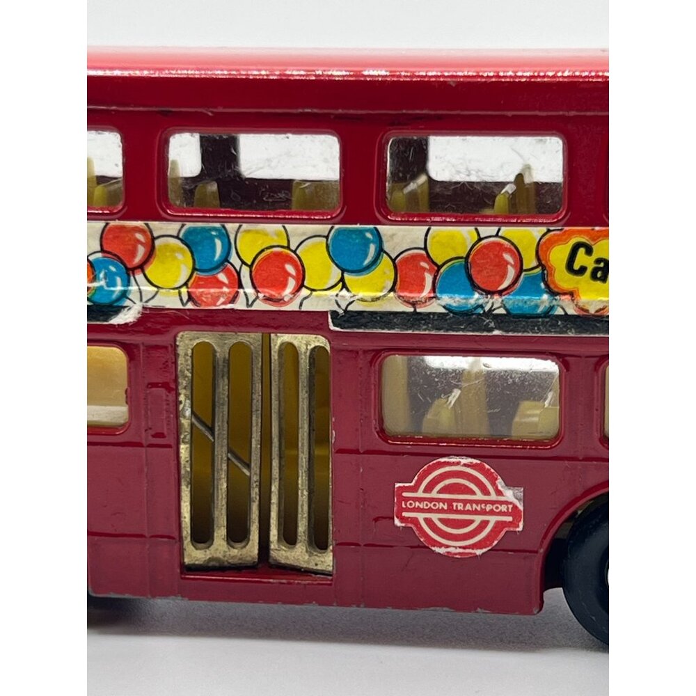 70s Matchbox Red Double Decker Bus Metal Toy Model The Londoner Swinging Carnaby - Picture 3 of 15